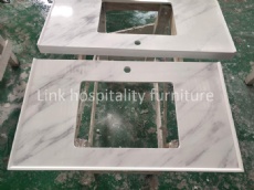 White Carrara Marble Vanity top