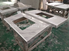 White Carrara Marble Vanity top